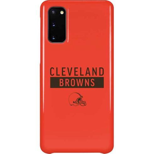 NFL Cleveland Browns Orange Performance Series Galaxy S20 Lite Case