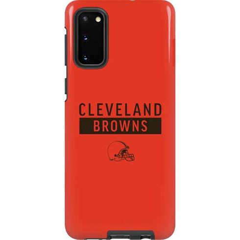 NFL Cleveland Browns Orange Performance Series Galaxy S20 Pro Case