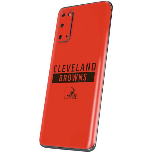 NFL Cleveland Browns Orange Performance Series Galaxy S20 Skin