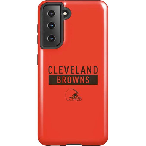 NFL Cleveland Browns Orange Performance Series Galaxy S21 5G Pro Case