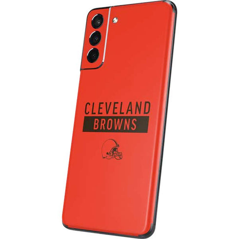 NFL Cleveland Browns Orange Performance Series Galaxy S21 5G Skin