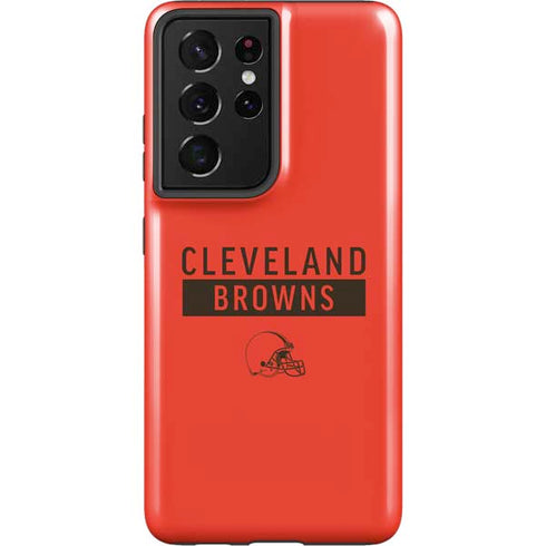 NFL Cleveland Browns Orange Performance Series Galaxy S21 Ultra 5G Pro Case