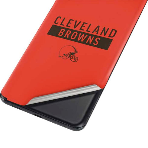 NFL Cleveland Browns Orange Performance Series Galaxy S21 Ultra 5G Skin