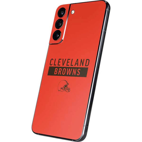 NFL Cleveland Browns Orange Performance Series Galaxy S22 Plus Skin