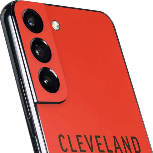 NFL Cleveland Browns Orange Performance Series Galaxy S22 Plus Skin