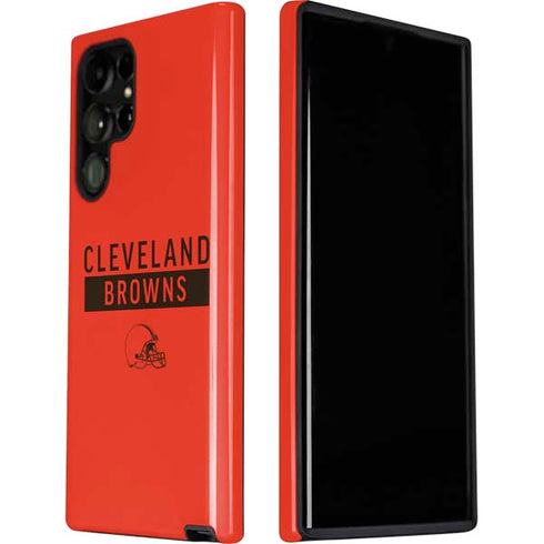 NFL Cleveland Browns Orange Performance Series Galaxy S22 Ultra Pro Case