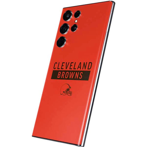 NFL Cleveland Browns Orange Performance Series Galaxy S22 Ultra Skin