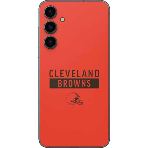 NFL Cleveland Browns Orange Performance Series Galaxy S23 FE Skin