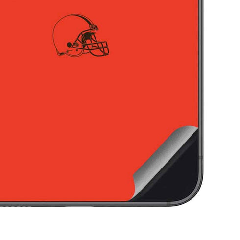 NFL Cleveland Browns Orange Performance Series Galaxy S23 FE Skin