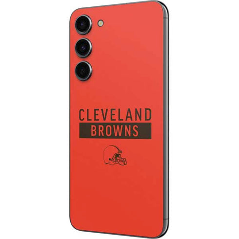 NFL Cleveland Browns Orange Performance Series Galaxy S23 Plus Skin