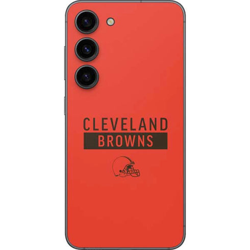 NFL Cleveland Browns Orange Performance Series Galaxy S23 Skin
