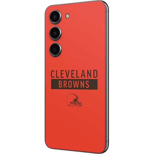 NFL Cleveland Browns Orange Performance Series Galaxy S23 Skin