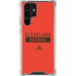 NFL Cleveland Browns Orange Performance Series Galaxy S24 Ultra Clear Case