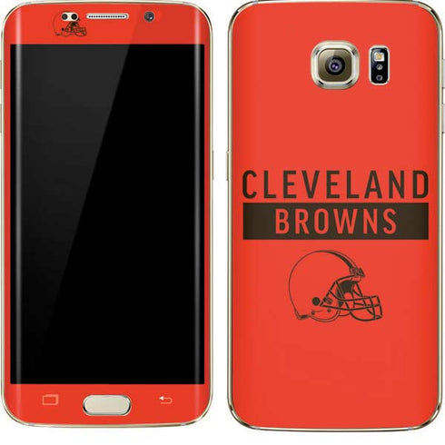 NFL Cleveland Browns Orange Performance Series Galaxy S7 Edge Skin