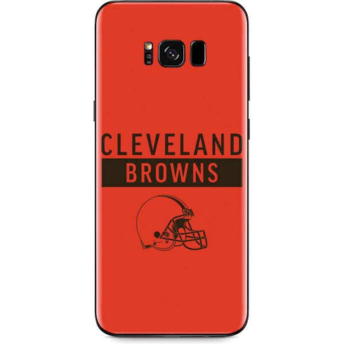 NFL Cleveland Browns Orange Performance Series Galaxy S8 Plus Skin