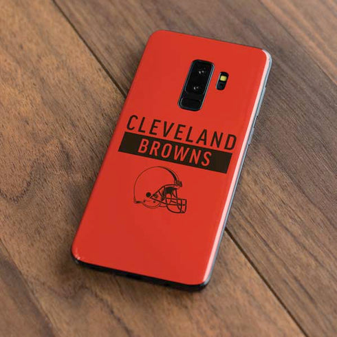 NFL Cleveland Browns Orange Performance Series Galaxy S9 Plus Skin