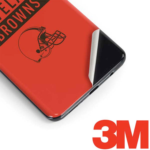 NFL Cleveland Browns Orange Performance Series Galaxy S9 Skin