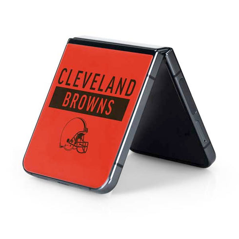 NFL Cleveland Browns Orange Performance Series Galaxy Z Flip5 5G Skin