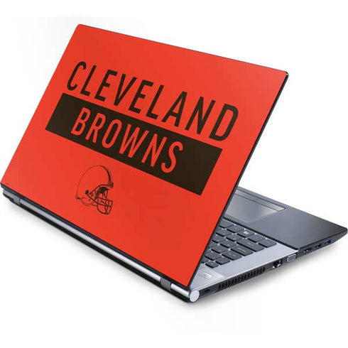 NFL Cleveland Browns Orange Performance Series Generic Laptop Skin