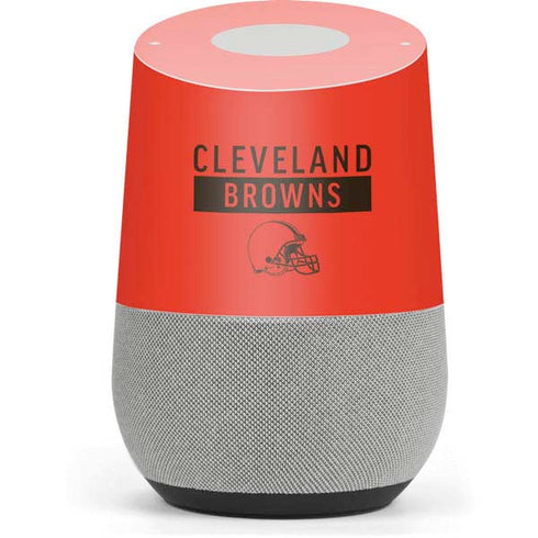 NFL Cleveland Browns Orange Performance Series Google Home Skin