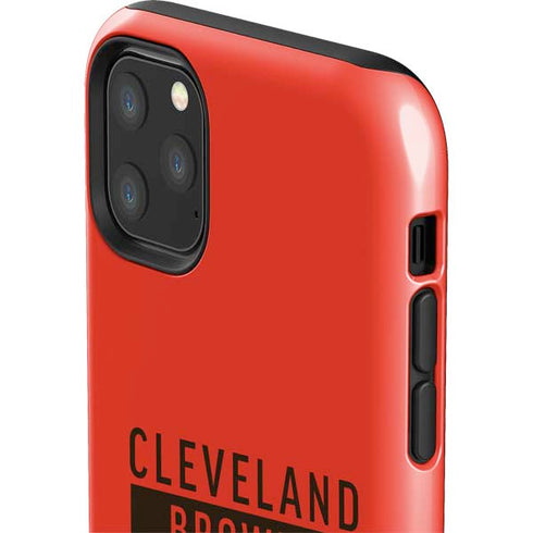 NFL Cleveland Browns Orange Performance Series iPhone 11 Pro Max Impact Case