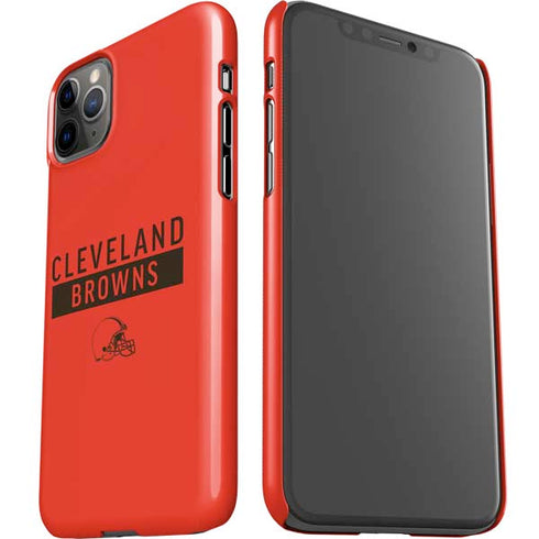 NFL Cleveland Browns Orange Performance Series iPhone 11 Pro Max Lite Case