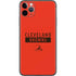 NFL Cleveland Browns Orange Performance Series iPhone 11 Pro Max Skin