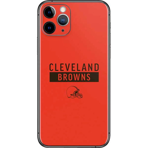 NFL Cleveland Browns Orange Performance Series iPhone 11 Pro Skin