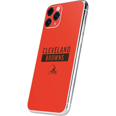 NFL Cleveland Browns Orange Performance Series iPhone 11 Pro Skin