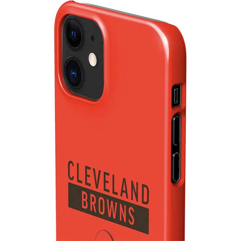 NFL Cleveland Browns Orange Performance Series iPhone 12 Mini Lite Case