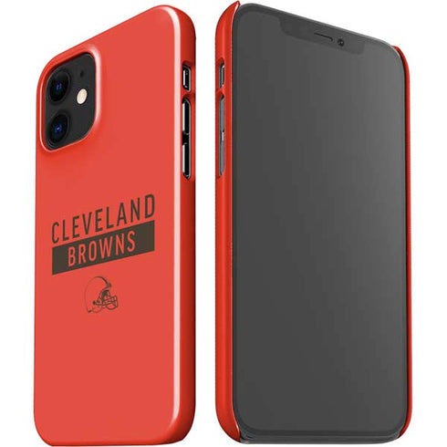 NFL Cleveland Browns Orange Performance Series iPhone 12 Mini Lite Case