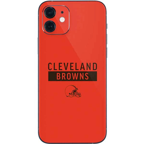 NFL Cleveland Browns Orange Performance Series iPhone 12 Mini Skin
