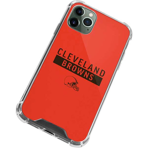 NFL Cleveland Browns Orange Performance Series iPhone 12 Pro Max Clear Case