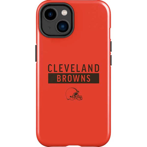 NFL Cleveland Browns Orange Performance Series iPhone 15 Plus Impact Case