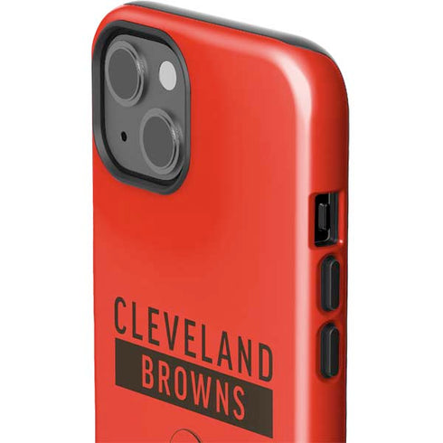 NFL Cleveland Browns Orange Performance Series iPhone 15 Impact Case