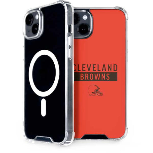 NFL Cleveland Browns Orange Performance Series iPhone 15 Plus MagSafe Case