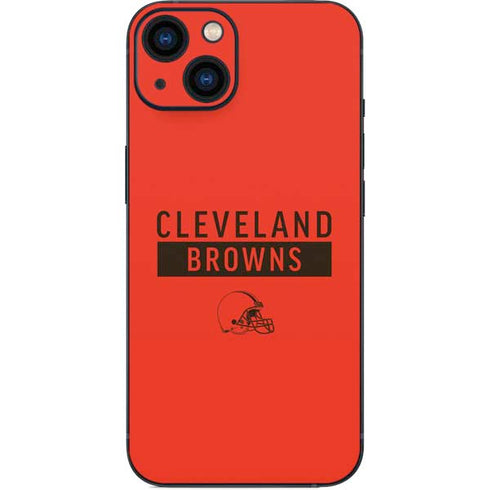 NFL Cleveland Browns Orange Performance Series iPhone 15 Plus Skin