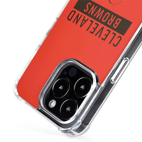 NFL Cleveland Browns Orange Performance Series iPhone 15 Pro Max MagSafe Case