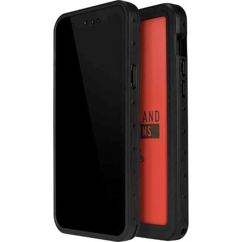 NFL Cleveland Browns Orange Performance Series iPhone 14 Pro Max Waterproof Case