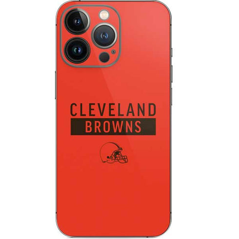 NFL Cleveland Browns Orange Performance Series iPhone 15 Pro Skin