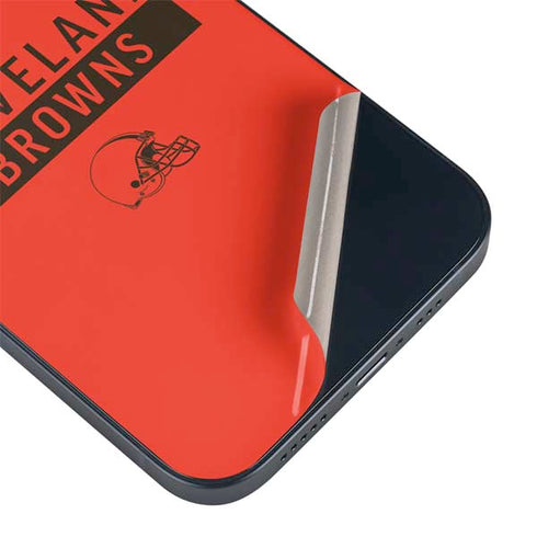 NFL Cleveland Browns Orange Performance Series iPhone 14 Skin