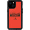 NFL Cleveland Browns Orange Performance Series iPhone 15 Waterproof Case