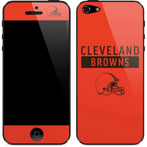NFL Cleveland Browns Orange Performance Series iPhone 5/5s/5SE Skin