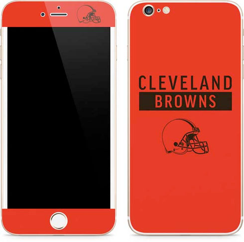 NFL Cleveland Browns Orange Performance Series iPhone 6/6s Plus Skin