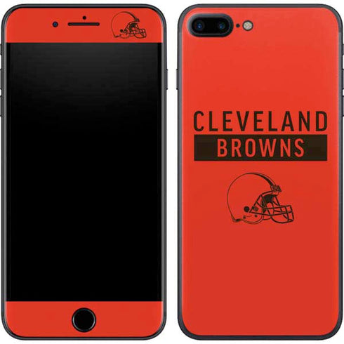 NFL Cleveland Browns Orange Performance Series iPhone 8 Plus Skin