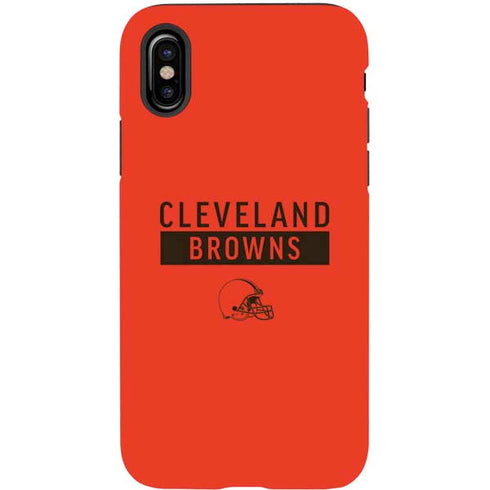 NFL Cleveland Browns Orange Performance Series iPhone X Pro Case