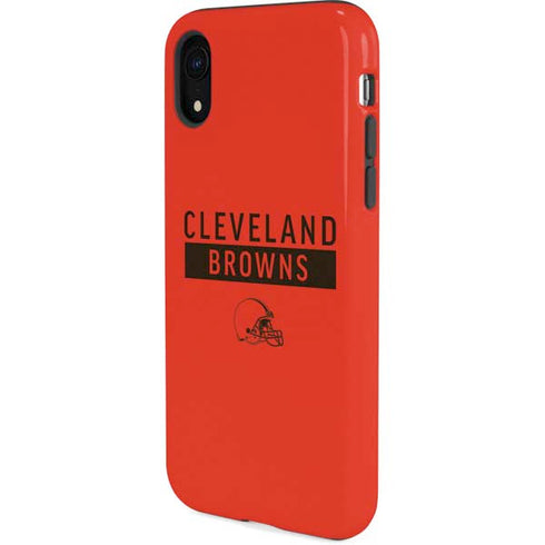 NFL Cleveland Browns Orange Performance Series iPhone XR Pro Case