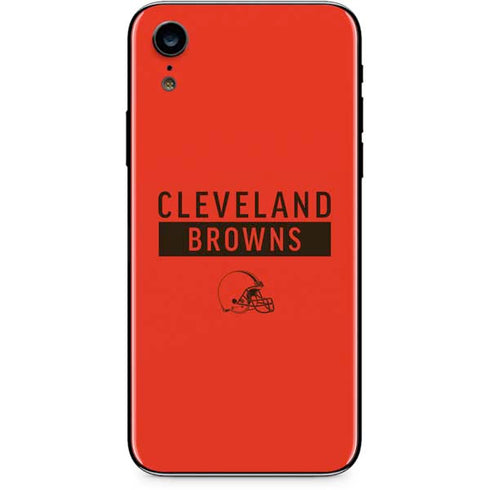 NFL Cleveland Browns Orange Performance Series iPhone XR Skin