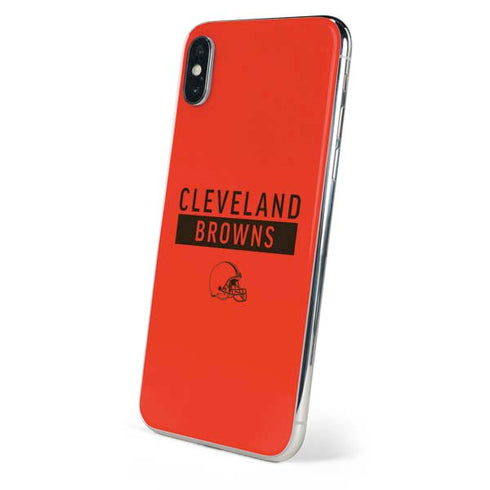 NFL Cleveland Browns Orange Performance Series iPhone XS Max Skin