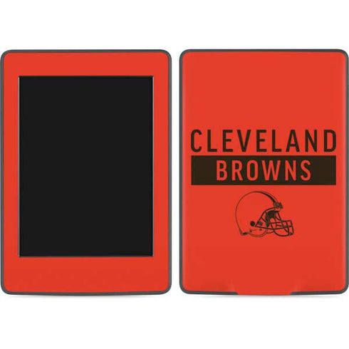 NFL Cleveland Browns Orange Performance Series Amazon Kindle Skin